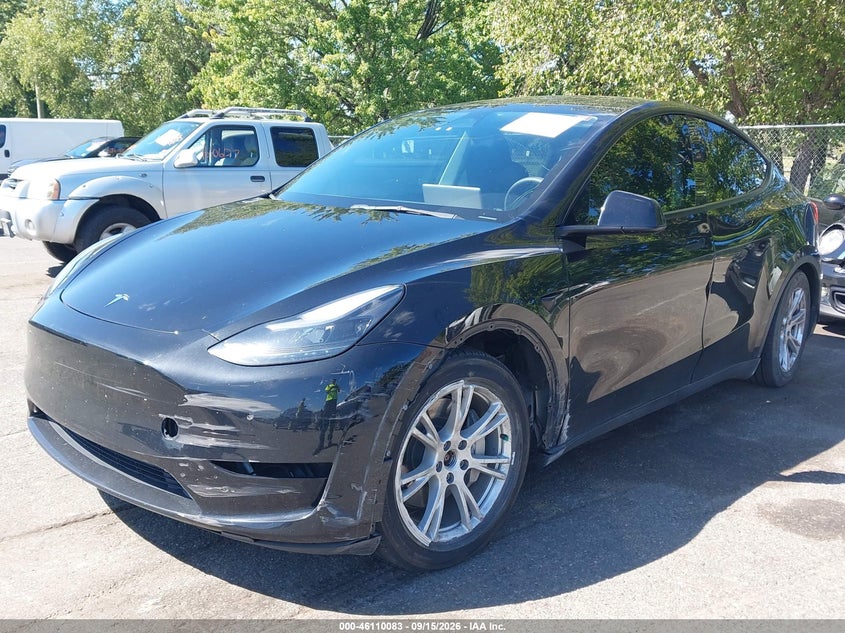 Vin: 7saygaeexpf770696, lot: 46609799, tesla model y awd/long range dual motor all-wheel drive 20232