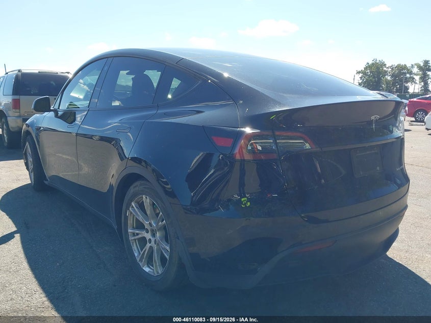 Vin: 7saygaeexpf770696, lot: 46609799, tesla model y awd/long range dual motor all-wheel drive 20233