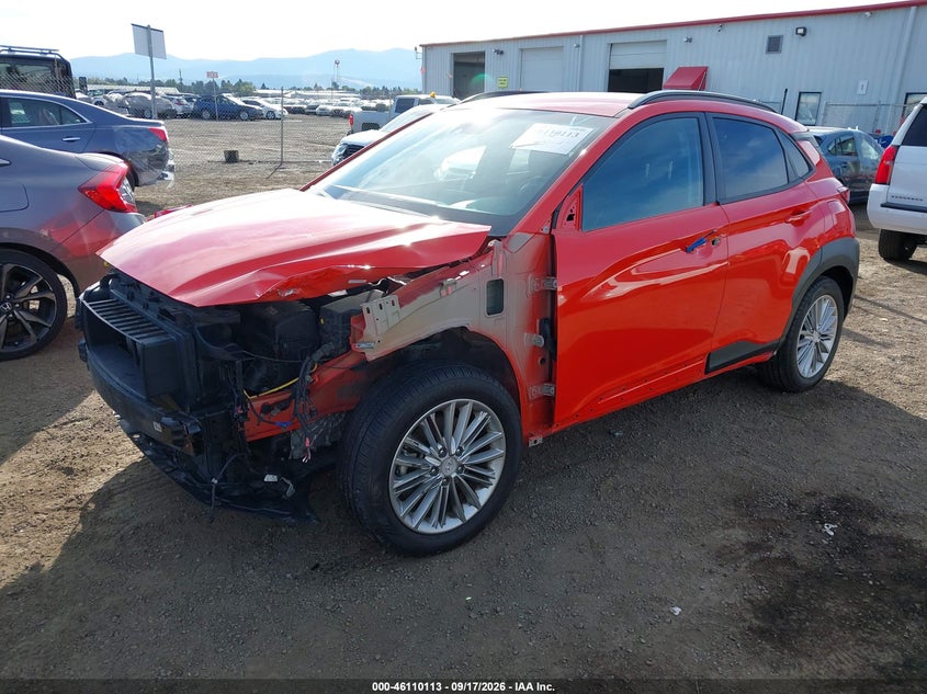 Vin: km8k2caa8lu398448, lot: 46609829, hyundai kona sel 20202