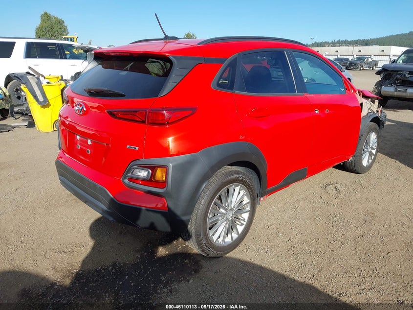 Vin: km8k2caa8lu398448, lot: 46609829, hyundai kona sel 20204