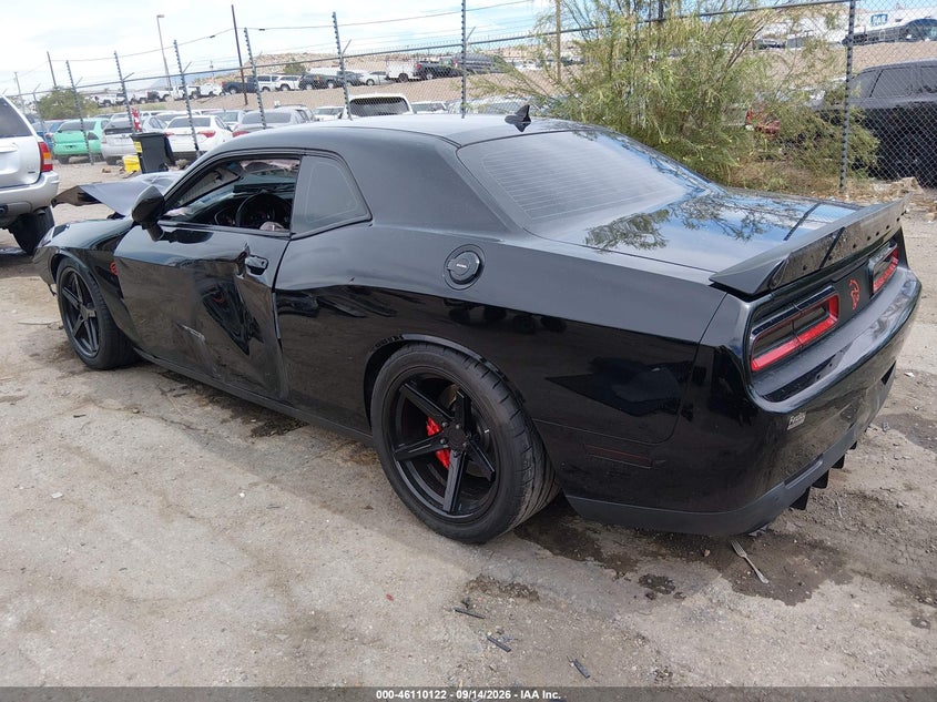 Vin: 2c3cdzc96fh909479, lot: 46609838, dodge challenger srt hellcat 20153