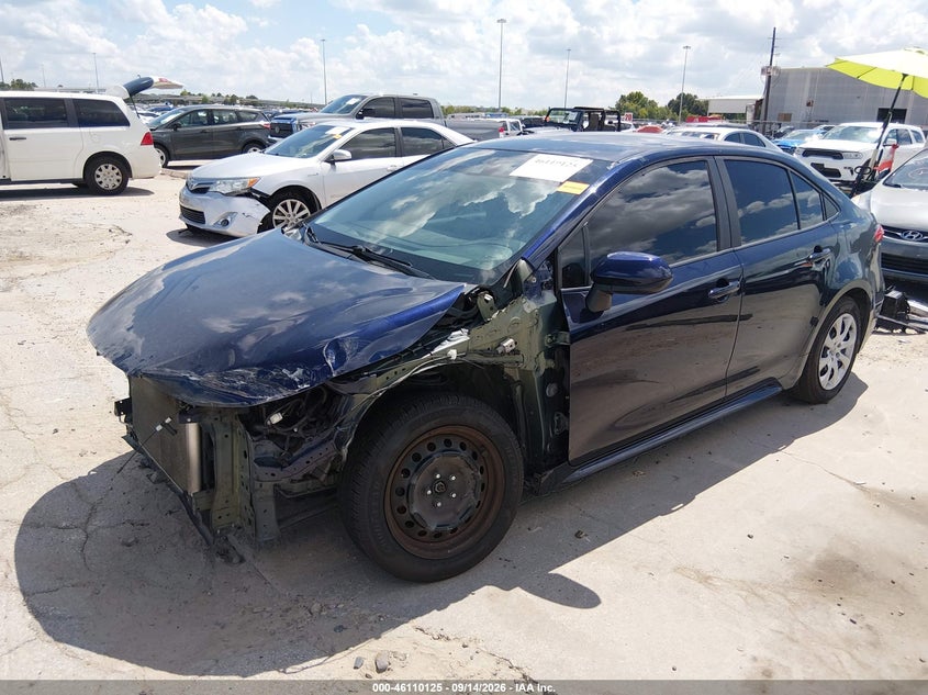 Vin: 5yfepmae0np337042, lot: 46609841, toyota corolla le 20222