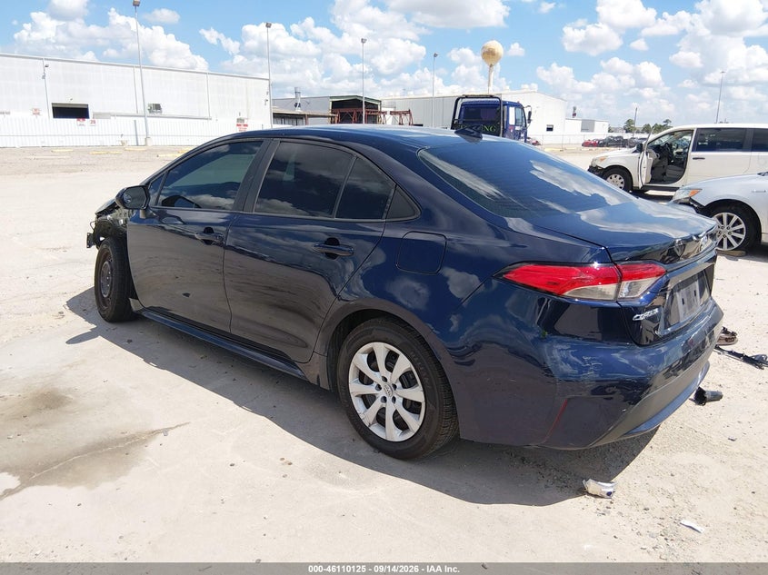 Vin: 5yfepmae0np337042, lot: 46609841, toyota corolla le 20223