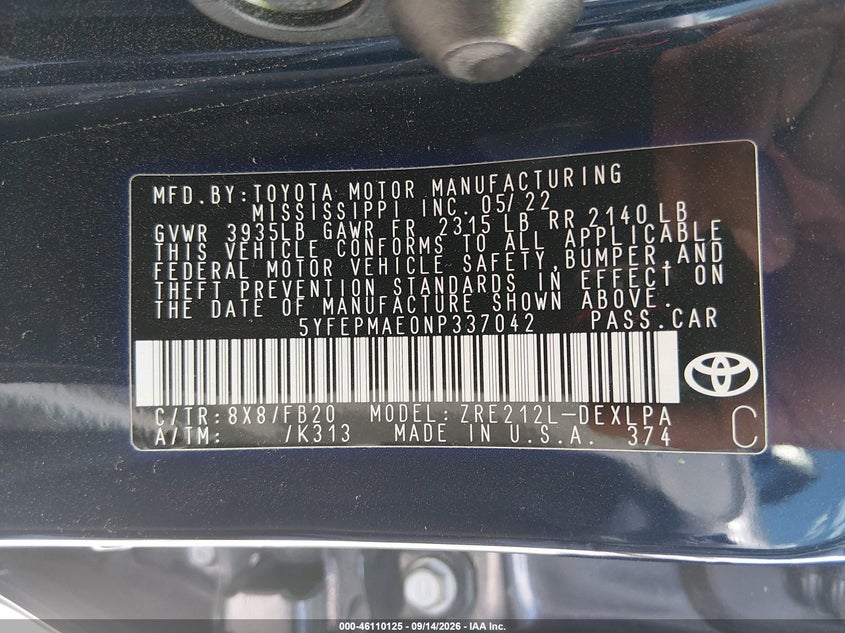 TOYOTA COROLLA - zdjęcie 9