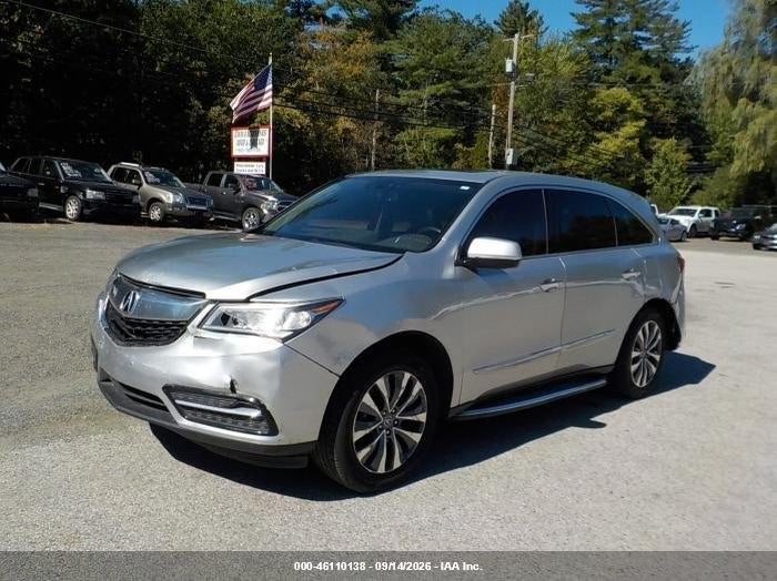 2014 Acura MDX, Rear, IAAI, VIN 5FRYD4H4XEB014310 — photo 2