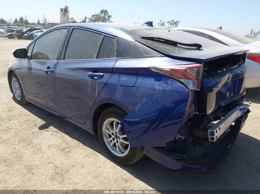 Vin: jtdkbrfu9g3510583, lot: 46609866, toyota prius two 20163