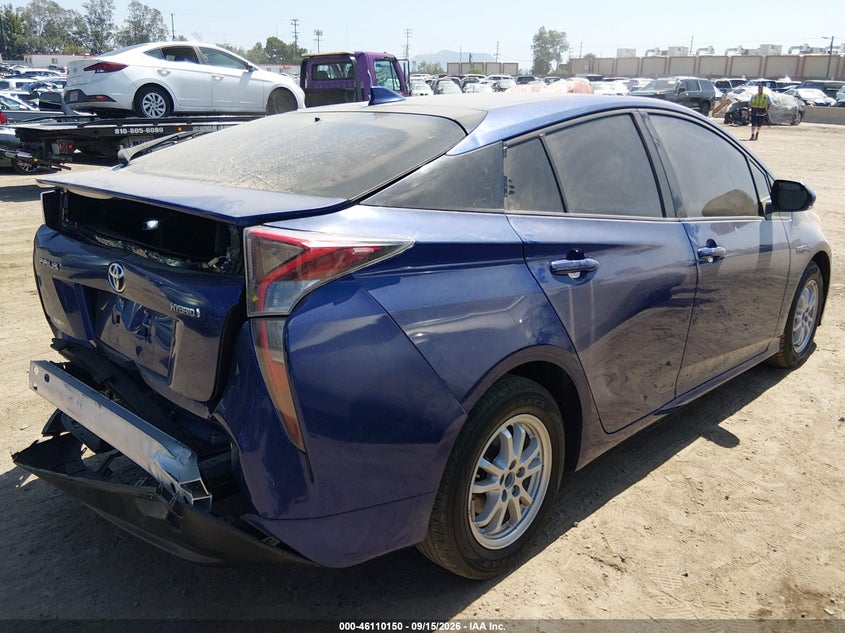 Vin: jtdkbrfu9g3510583, lot: 46609866, toyota prius two 20164