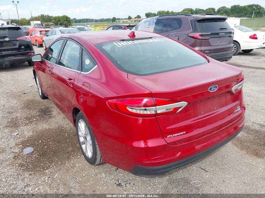 Vin: 3fa6p0lu1lr185707, lot: 46609903, ford fusion hybrid se 20203