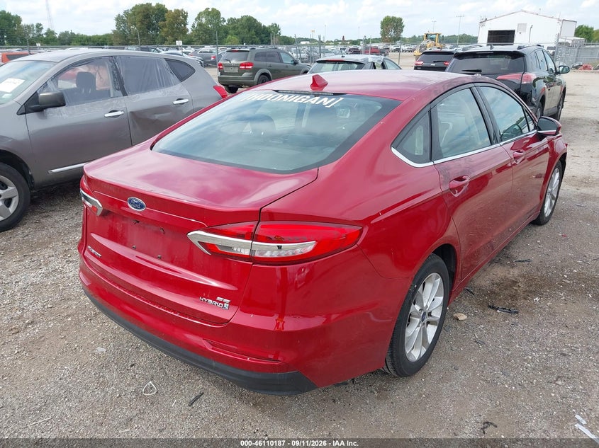 Vin: 3fa6p0lu1lr185707, lot: 46609903, ford fusion hybrid se 20204