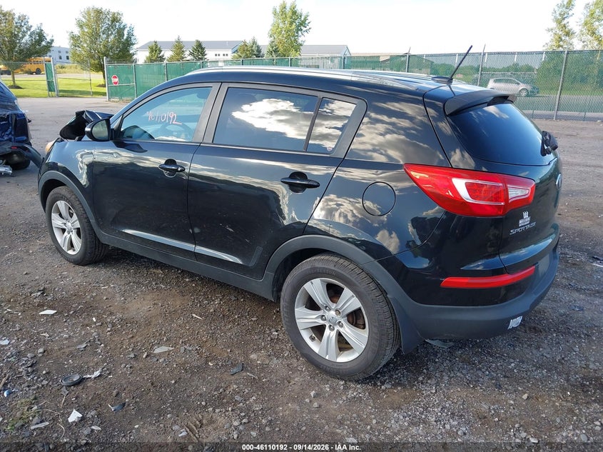 Vin: kndpbca24d7487694, lot: 46609908, kia sportage lx 20133