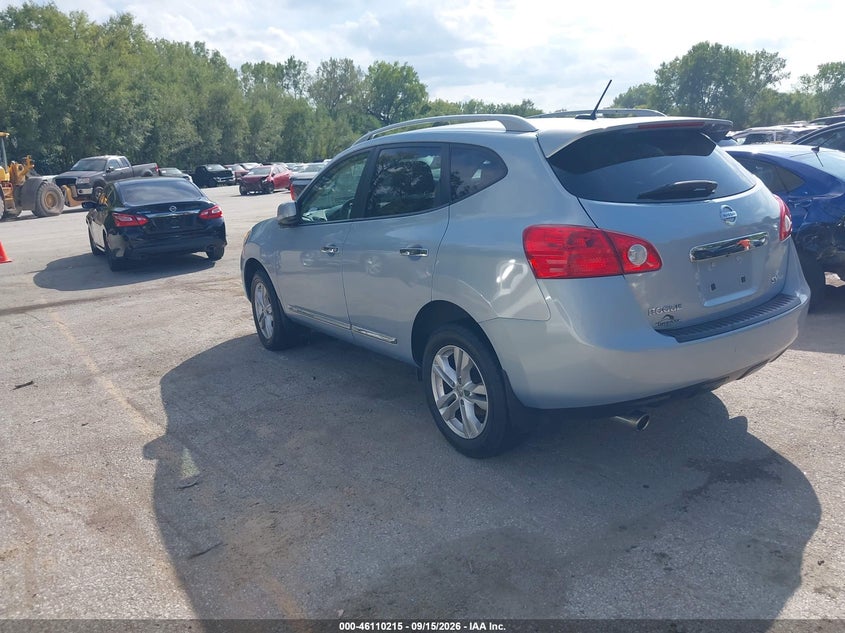 Vin: jn8as5mv7cw351415, lot: 46609931, nissan rogue sv 20123