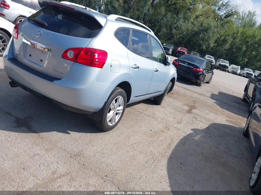 Vin: jn8as5mv7cw351415, lot: 46609931, nissan rogue sv 20124