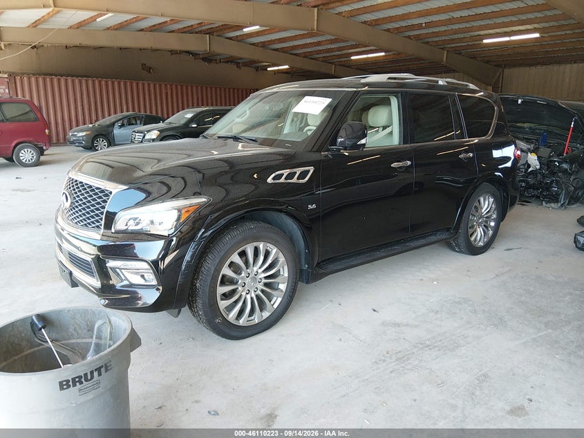 2015 INFINITI QX80 auction photo 2