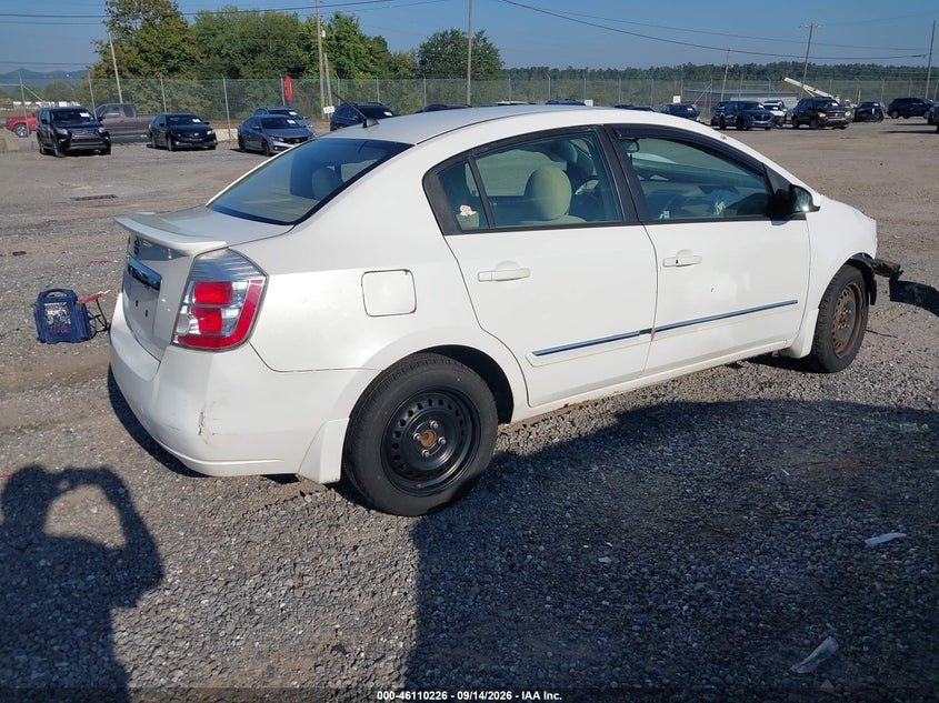 Vin: 3n1ab6ap4cl619420, lot: 46609942, nissan sentra 2.0 s 20124