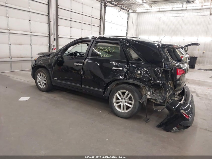 Vin: 5xyktda66eg458976, lot: 46609943, kia sorento lx 20143