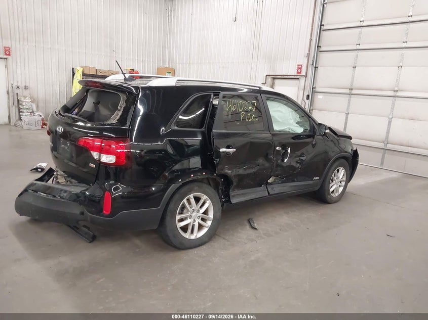 Vin: 5xyktda66eg458976, lot: 46609943, kia sorento lx 20144