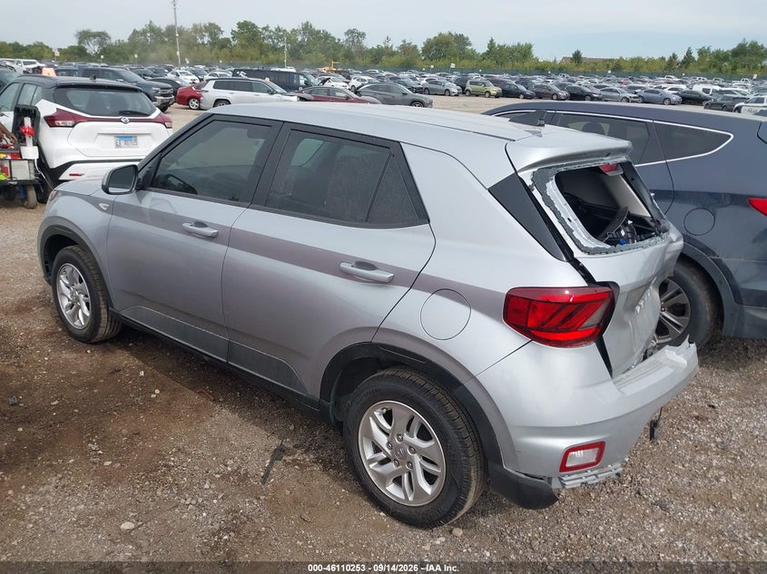 Vin: kmhrb8a32nu149739, lot: 46609969, hyundai venue se 20223