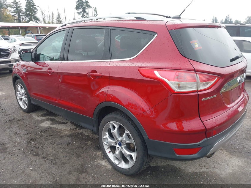 Vin: 1fmcu9jx0eud17970, lot: 46609980, ford escape titanium 20143