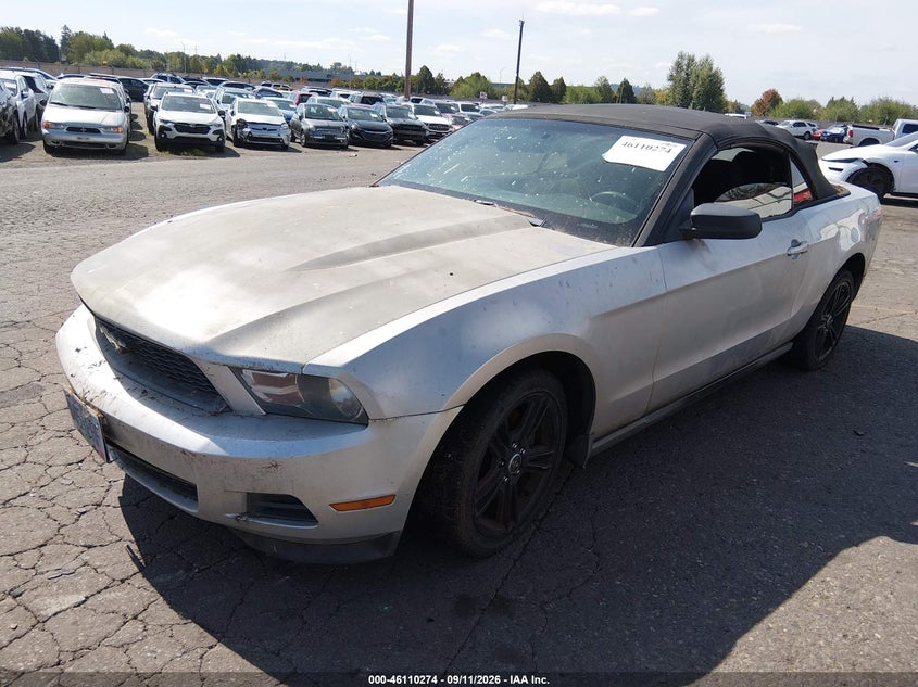 Vin: 1zvbp8em4c5207347, lot: 46609990, ford mustang v6 20122