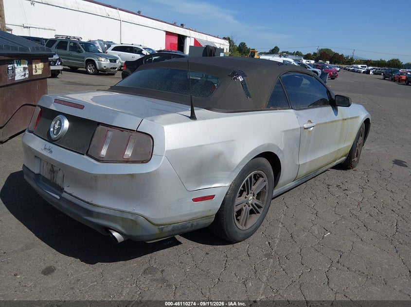 Vin: 1zvbp8em4c5207347, lot: 46609990, ford mustang v6 20124