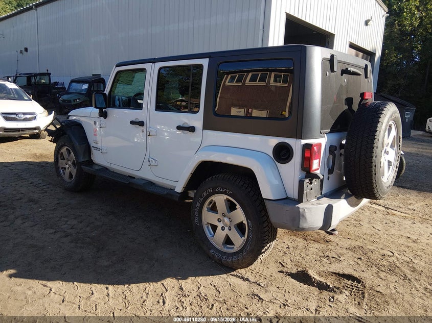 Vin: 1c4bjweg0cl245463, lot: 46609996, jeep wrangler unlimited sahara 20123