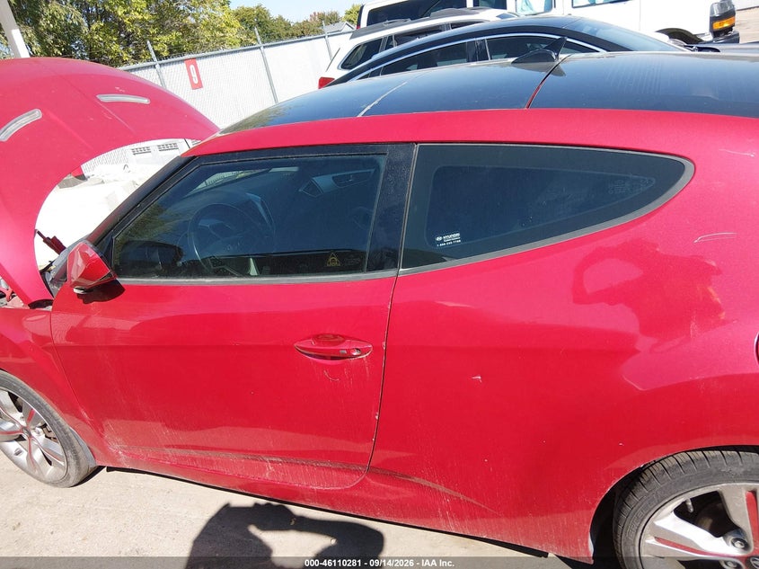 HYUNDAI VELOSTER 2012 VIN KMHTC6AD2CU053221