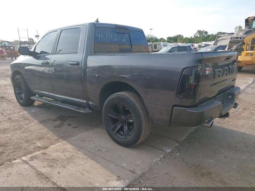 Vin: 1c6rr7mt4js196452, lot: 46609998, ram 1500 night  4x4 5'7 box 20183