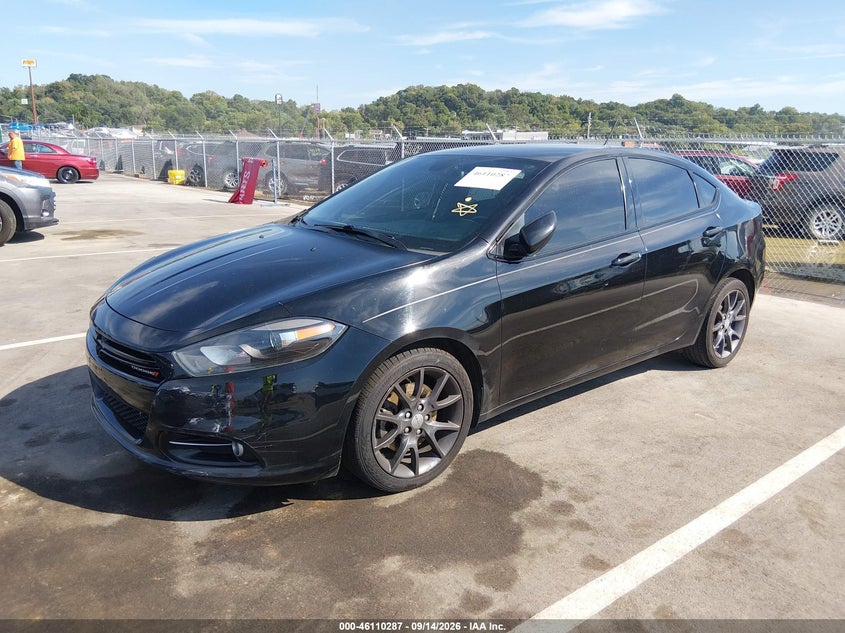 Vin: 1c3cdfbb8gd624428, lot: 46610004, dodge dart sxt 20162