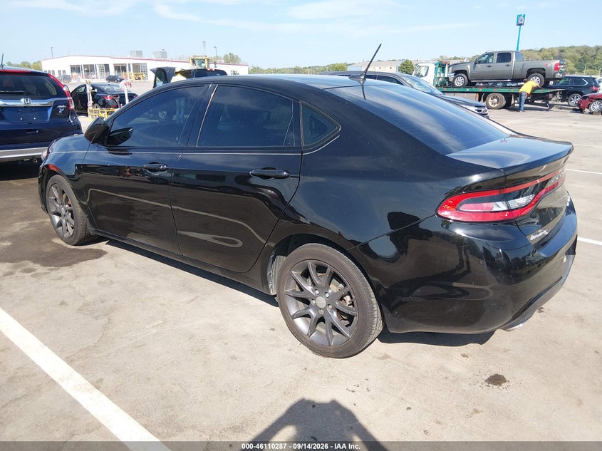 Vin: 1c3cdfbb8gd624428, lot: 46610004, dodge dart sxt 20163