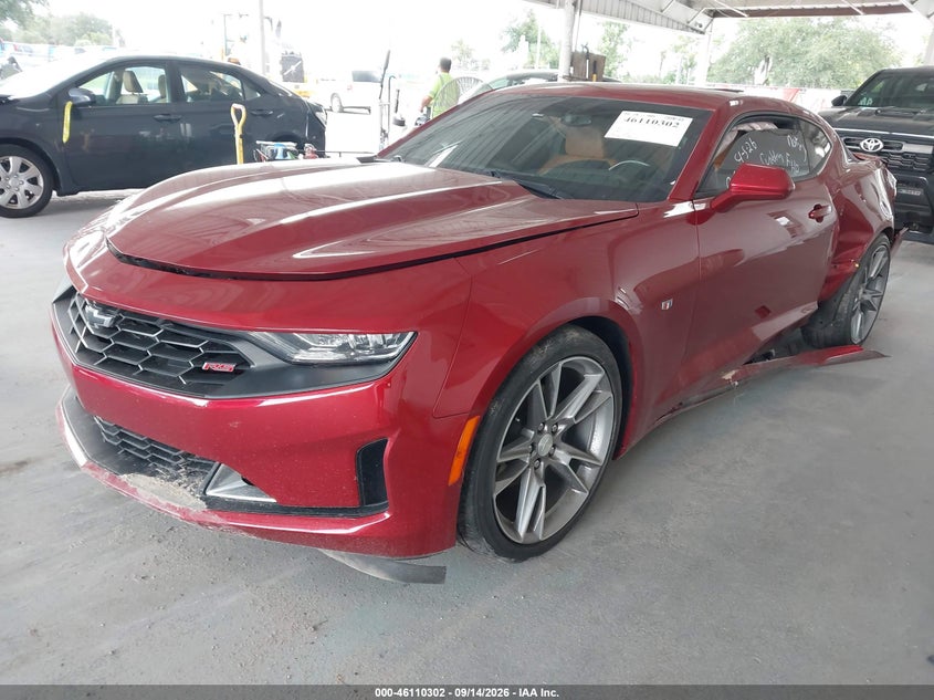 2019 Chevrolet Camaro, Обидва боки, IAAI, VIN 1G1FD1RX6K0153711 — фото 2