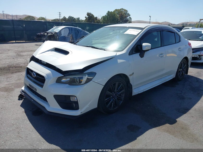 2016 Subaru WRX, Удар спереди, IAAI, VIN JF1VA1B68G9814452 — фото 2