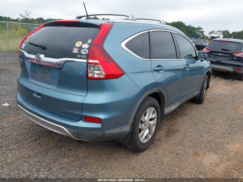 Vin: 2hkrm3h75fh543516, lot: 46610021, honda cr-v ex-l 20154