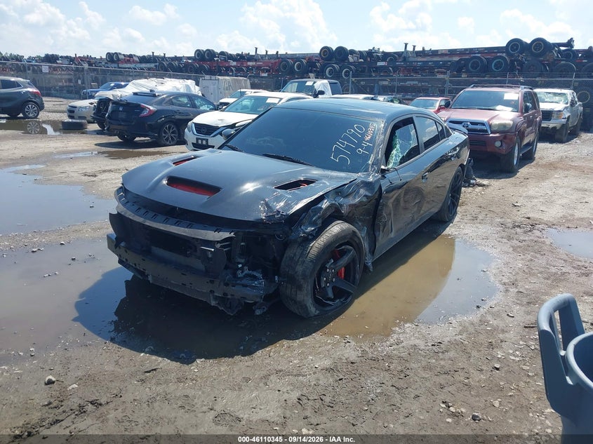 Vin: 2c3cdxl97hh574790, lot: 46610061, dodge charger srt hellcat rwd 20172