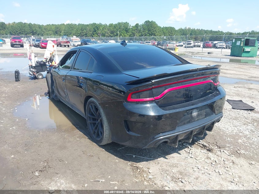 Vin: 2c3cdxl97hh574790, lot: 46610061, dodge charger srt hellcat rwd 20173