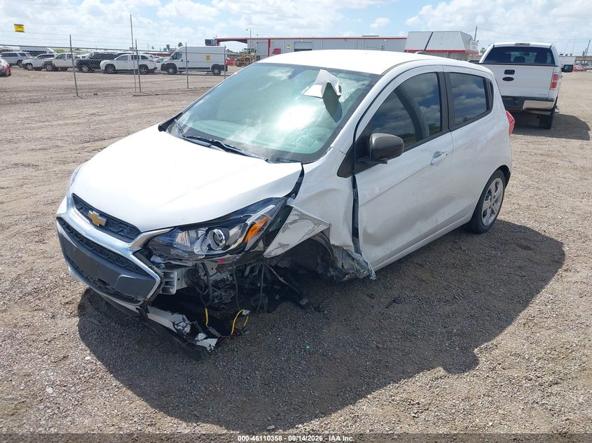 Vin: kl8cb6sa7nc019398, lot: 46610074, chevrolet spark fwd ls automatic 20222