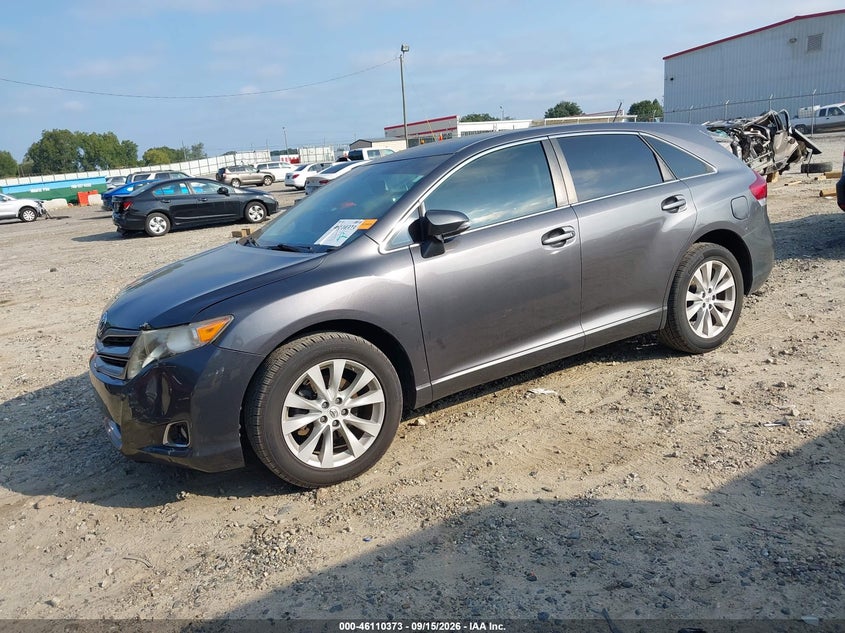 Vin: 4t3za3bb2eu085074, lot: 46610088, toyota venza le 20142