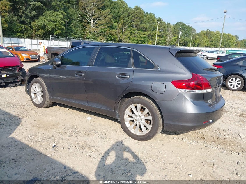 Vin: 4t3za3bb2eu085074, lot: 46610088, toyota venza le 20143
