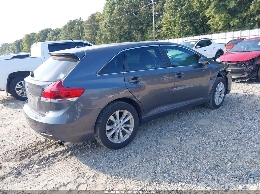 Vin: 4t3za3bb2eu085074, lot: 46610088, toyota venza le 20144