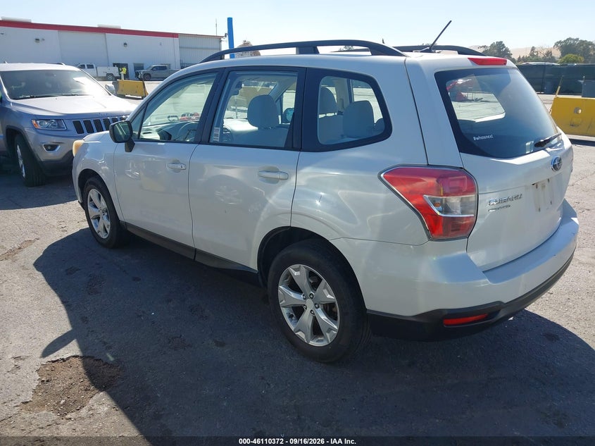 Vin: jf2sjabc0fh450858, lot: 46610089, subaru forester 2.5i 20153