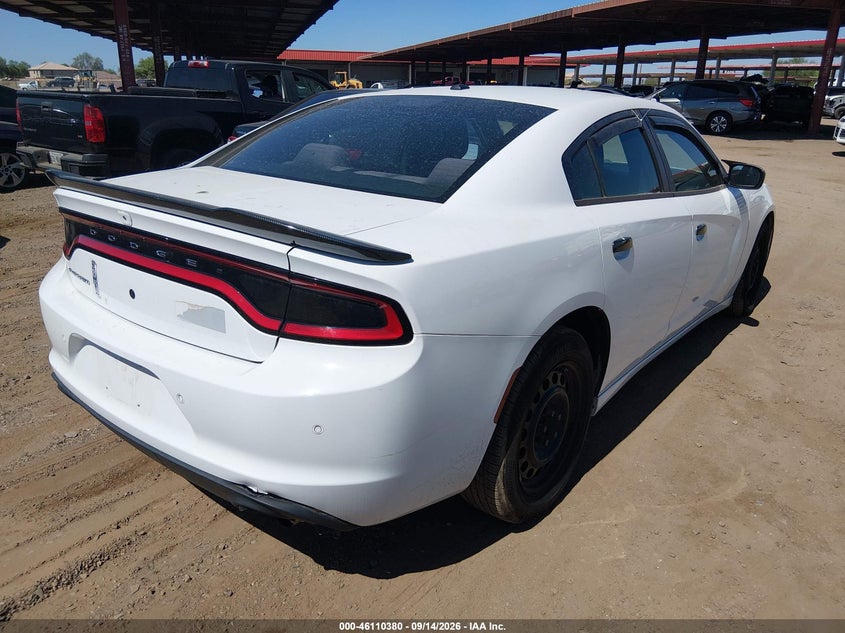 Vin: 2c3cdxkt7jh295553, lot: 46610096, dodge charger police awd 20184