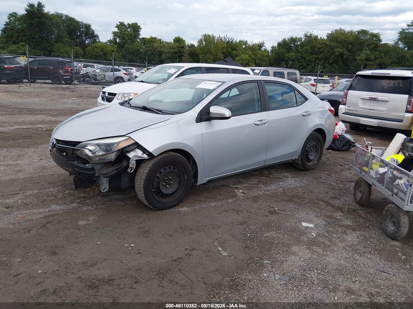 Vin: 2t1burhe1fc260701, lot: 46610098, toyota corolla le 20152