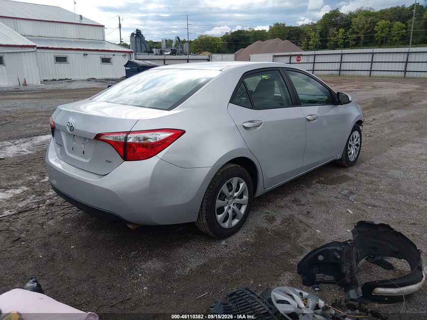 Vin: 2t1burhe1fc260701, lot: 46610098, toyota corolla le 20154