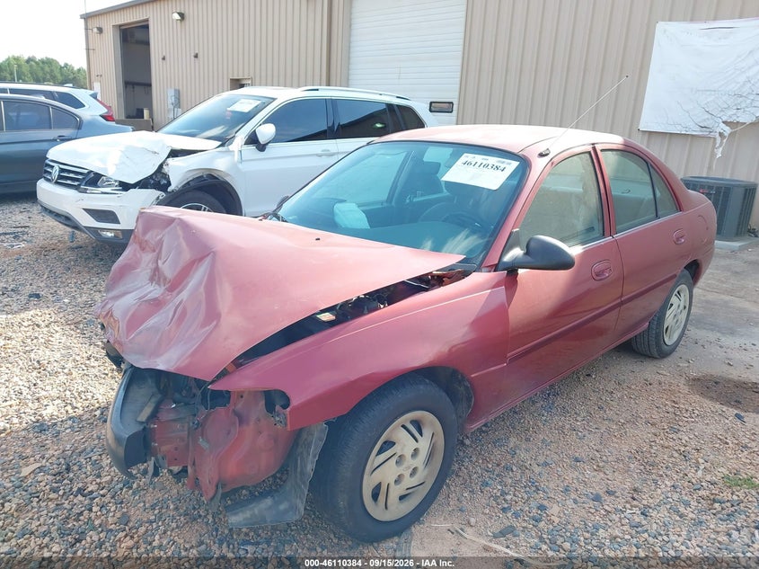 1998 Ford Escort, Front End, IAAI, VIN 1FAFP13P7WW270827 — photo 2