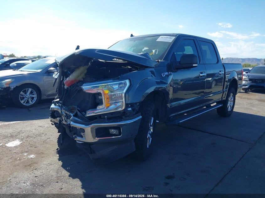 Vin: 1ftew1e56jkg06536, lot: 46610102, ford f-150 xlt 20182