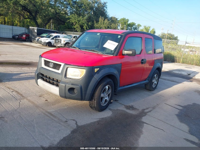 HONDA ELEMENT 2005 VIN 5J6YH18615L015942