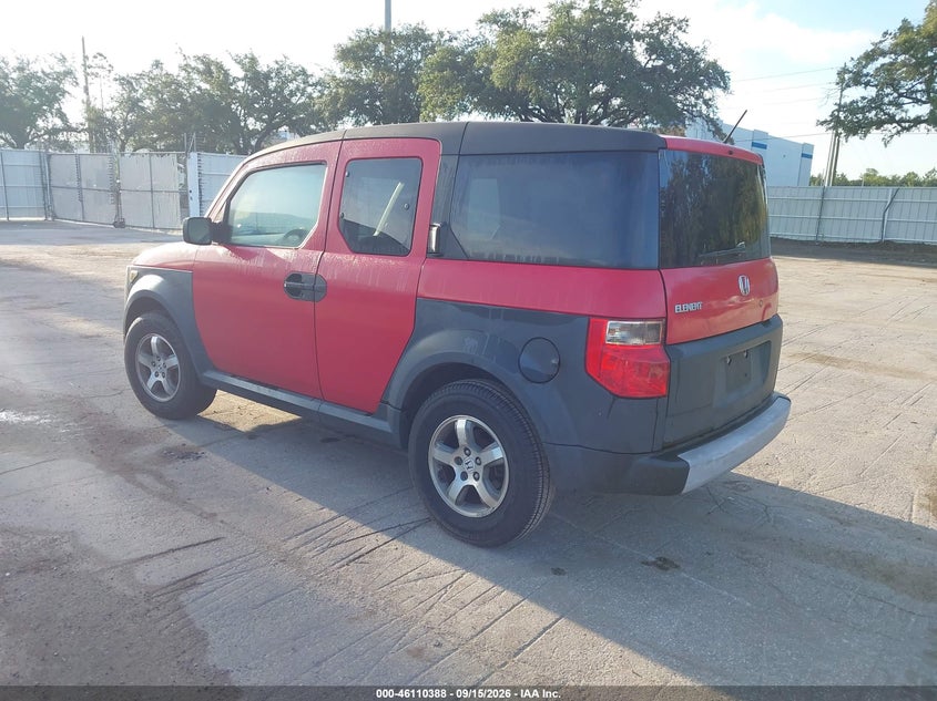 HONDA ELEMENT 2005 VIN 5J6YH18615L015942