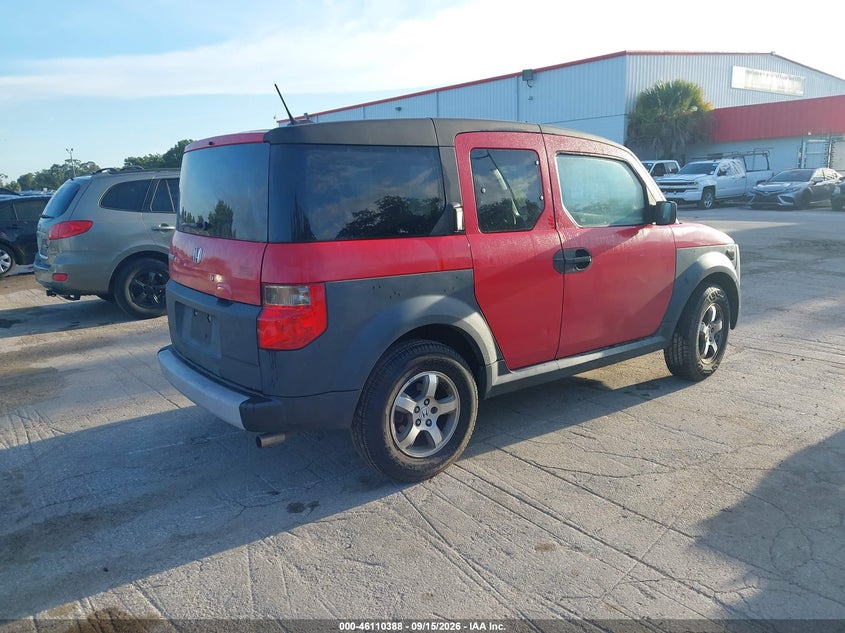 HONDA ELEMENT 2005 VIN 5J6YH18615L015942