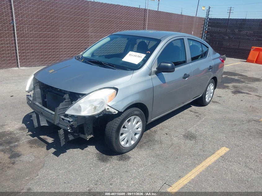 Vin: 3n1cn7ap8el807043, lot: 46610105, nissan versa 1.6 s 20142
