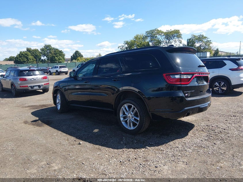 Vin: 1c4rdjdg8rc207367, lot: 46610111, dodge durango gt plus awd 20243
