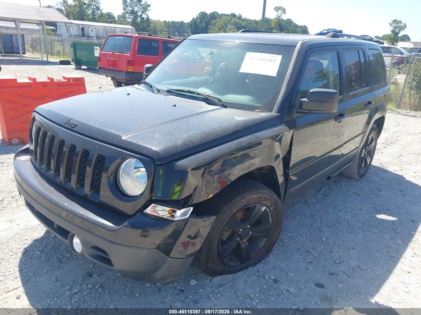 Vin: 1c4njpba1fd350174, lot: 46610113, jeep patriot altitude edition 20152